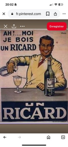 Poster affiche ricard - affiche,