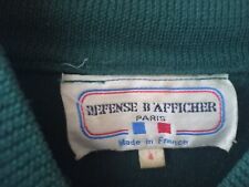 pull femme Defense d 'afficher Paris made in France taille 4