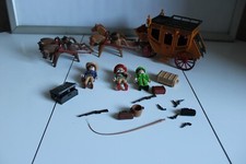 PLAYMOBIL DILIGENCE WESTERN EXPRESS N°3803 + NOTICE (PHOTOS CONTRACTUELLES)