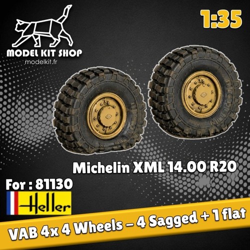 Roues vab 4x4 michelin - roues,