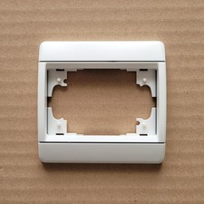 1 Plaque 1 poste - Blanc -