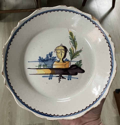 Ancienne belle assiette - belle,