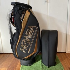 Honma Royal Star noir/or chariot bag golf carry caddy bag rare japon inutilisé