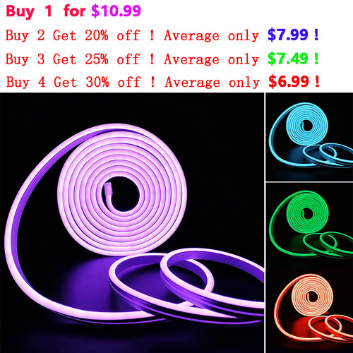 12v neon rope light - light, flexible