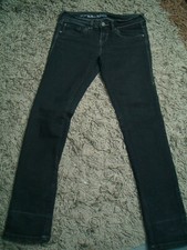 PANTALON JEANS NOIR  T.40 * JENNYFER *