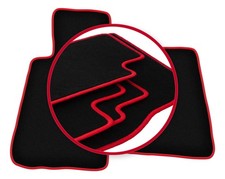 Tapis de sol en Velours noir pour Smart Roadster 2002-2005 set 2-pcs