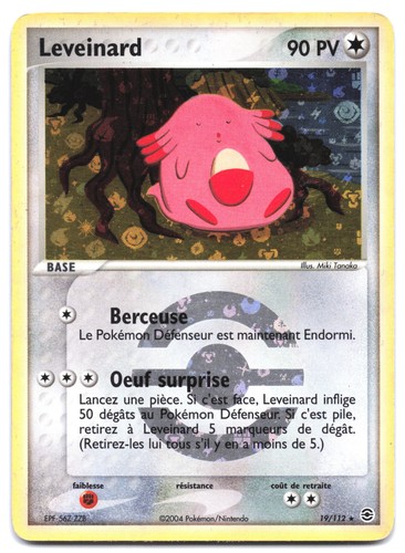 Carte pokémon leveinard - carte,