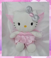 Doudou Peluche Hello Kitty Fée Robe Ailes Rose Jemini Sanrio