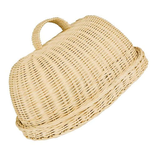 Cloche alimentaire rotin - alimentaire,