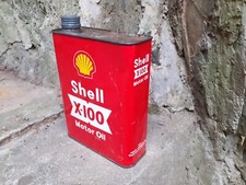 Ancien  bidon d'huile Shell