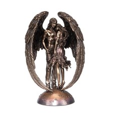 Statue finition bronze ange