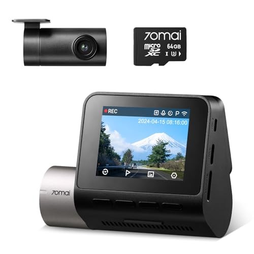 70mai a510 dash cam - cam, dual