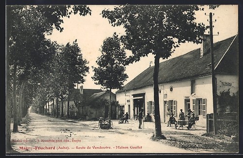 Cpa magny fouchard - cpa, de