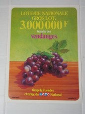 AFFICHE LOTERIE NATIONALE