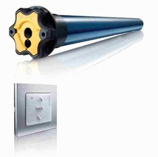 Moteur de volet roulant Somfy, KIT VR RTS 40/12, avec radiocommande Somfy...