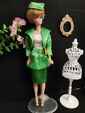 BARBIE Vintage Bubble Cut blonde +Tenue Theater Date complète  Mattel 1963 - TBE
