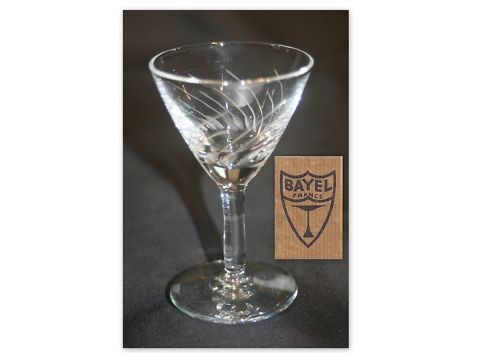 Bayel verre liqueur ancien - :verre,