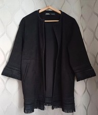 Veste Mi Longue  Zara Noir