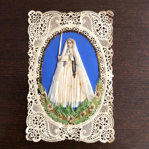 Image pieuse canivet dentelle - image,