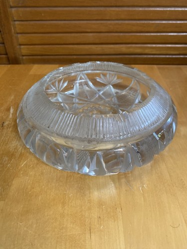 Cendrier ancien cristal - cendrier,