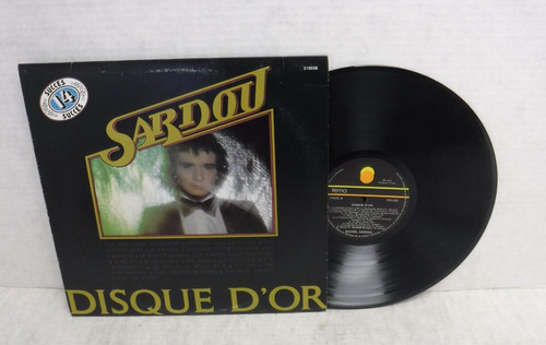 Michel sardou disque or - michel, d'or