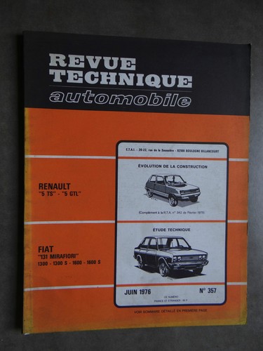 Revue technique automobile rta - revue,
