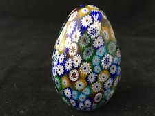 Sulfure Paperweight Presse Papier Verre forme d' Oeuf 