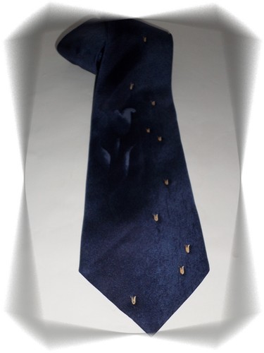 Cravate fantaisie bleu - cravate,