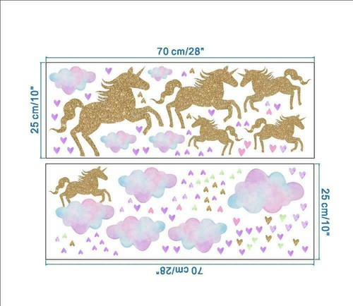 Licorne autocollant mur - licorne,