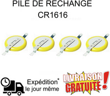 Lot 4 Piles CR 1616 pour jeu Game Boy Advance