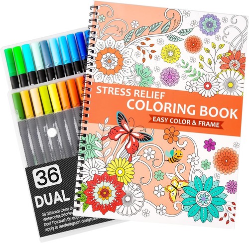 Livre coloriage avec 36 - livre,