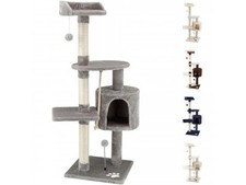 Arbre à chat griffoir grattoir grimpeur aire de jeux animalerie chats 112 cm