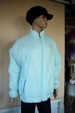 MANTEAU DOUDOUNE MOLLETONNEE TURQUOISE NEUVE T 42/44/46