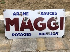 Plaque émaille Maggi 1930