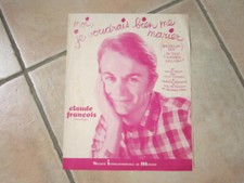 Ancienne Partition, MOI JE VOUDRAIS BIEN ME MARIER - Claude François -