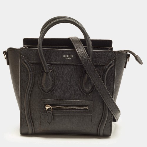 Sac fourre tout cuir noir - cuir,