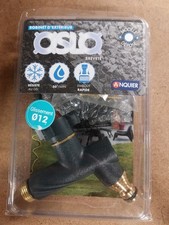 OSLO Kit Robinet Arrosage Vertical + Applique 1/2" Femelle Anthracite