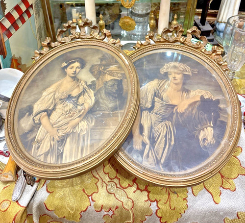 Ancienne paire cadres - de,