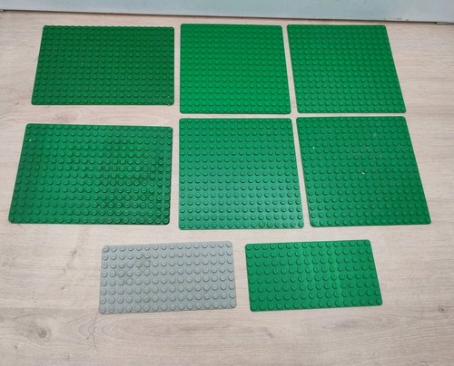 Lego lot 8 plaques - plaques, fines