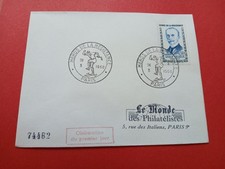 France - Enveloppe FDC en 1960 - Résistance - Léonce Vieljeux
