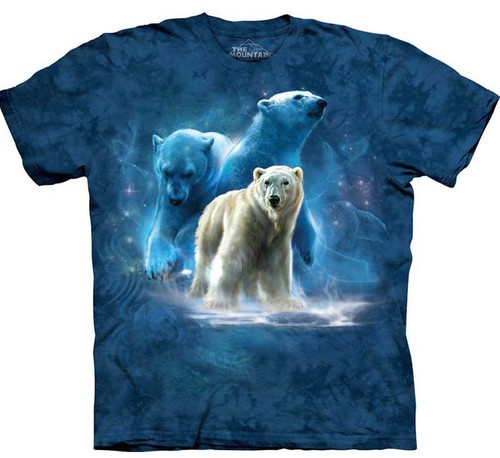 Mountain white polar bear - mountain,