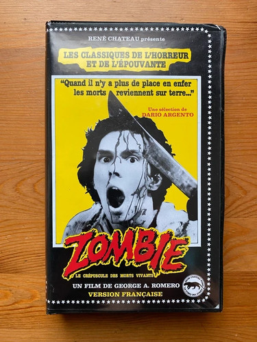 Zombie vhs rare george - zombie,