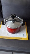 COCOTTE SEB ROUGE 8 LITRES ALU