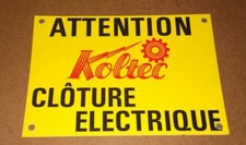 Antique plate KOLTEC ATTENTION