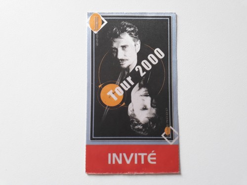 Pass invité johnny - johnny, hallyday
