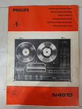 manuel magnétophone A Bandes Philips N4510