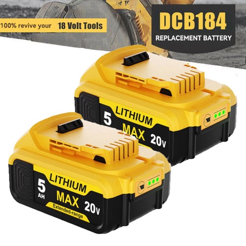 2pcs 18v batterie pour - 5.0,