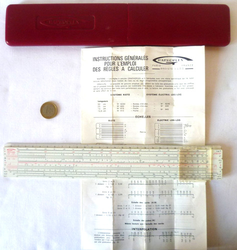 Ancienne règle calcul - rÈgle,