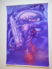 H.R. GIGER Biomecanoid  (1970) - poster offset quadrichromie 56x41 cm env. TBE