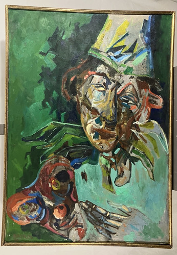 Huile sur toile - , signée